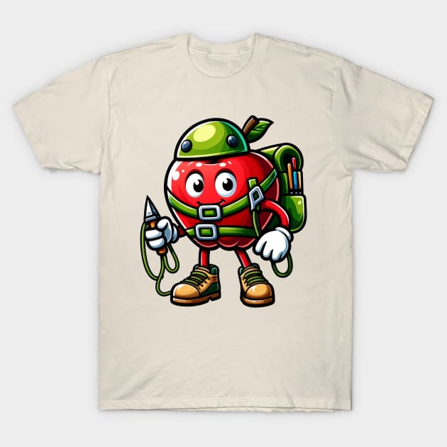 apple the mountain climber T-Shirt by Ferdi Everywhere